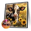 Diamond Painting-DIY Full Round Drill Cow
