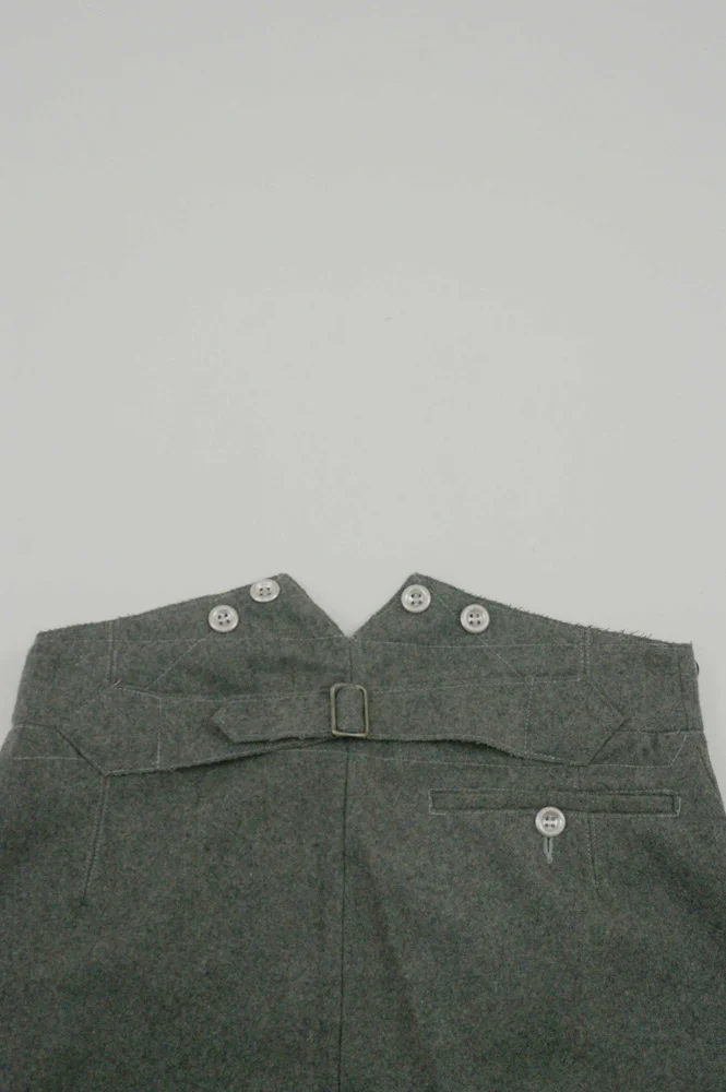   Wehrmacht German M1936 Gebirgsjägers Stone Grey Wool Trousers German-Uniform