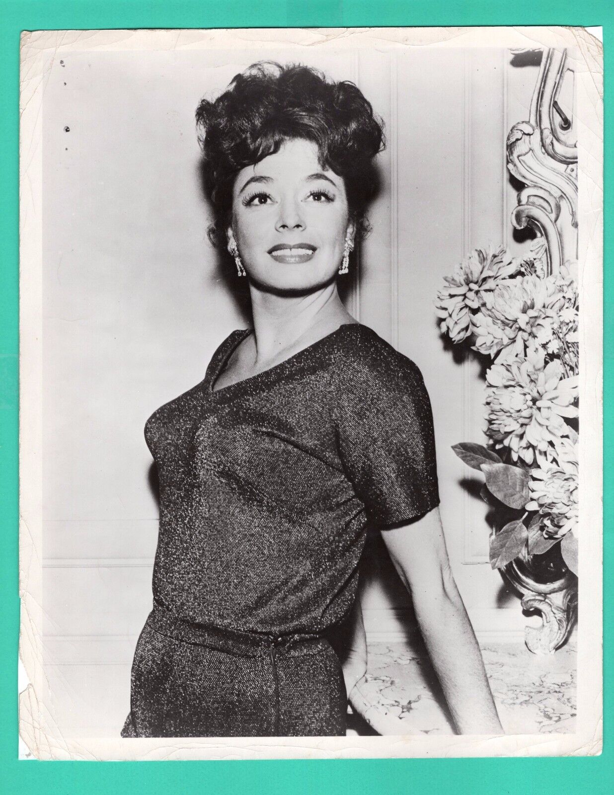 RUTH ROMAN Actress Movie Star Promo 1950's Vintage Photo Poster painting 8x10