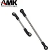 AMK 10 Pcs Metal TRX4 Links Set Suspension Steering Linkage Panhard Bar for 1/10 Scale RC Crawler 324mm Wheelbase TRX-4 Defender