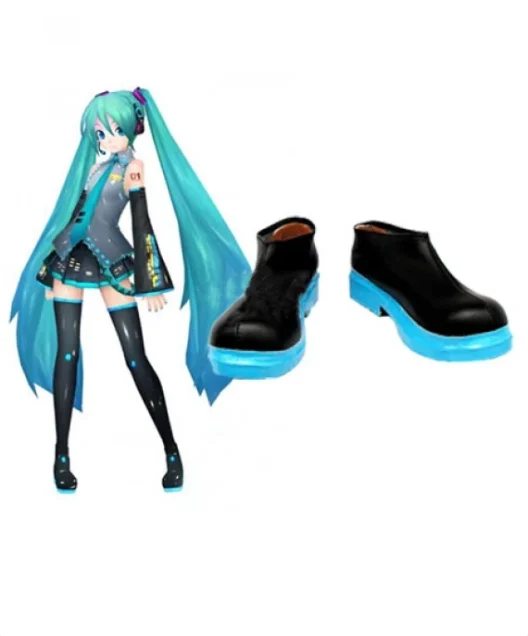Vocaloid Hatsune Miku Cosplay Shoes Boots