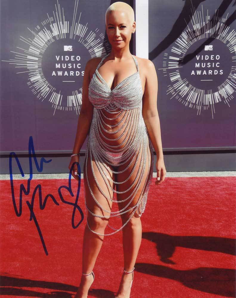 Amber Rose In-person AUTHENTIC Autographed Photo Poster painting SHA #82580