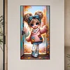 (40*70cm)Girl - Full Round Drill Diamond Painting