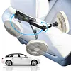 USB Powered Car Fan for Backseat 3 Speeds and 300 Degree Adjustable Vehicle Rear Headrest Fan for Universal Cars SUV Sedan Trucks