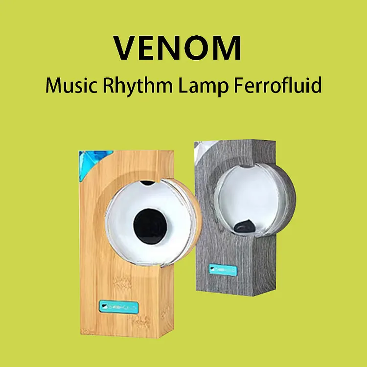 Music Rhythm Lamp Ferrofluid Magnetic Liquid Pickup Equipment Portable Visual Music Pickup Desktop Sound Partner Desk Decoration