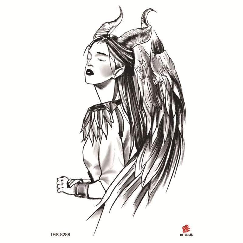 Tattoo Sticker Totem Symbol Temporary Tattoo Waterproof Sexy Body Art Fashion