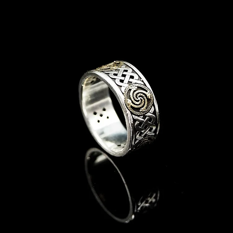 Coutureaura 925 Sterling Silver Norse Dragon Ring