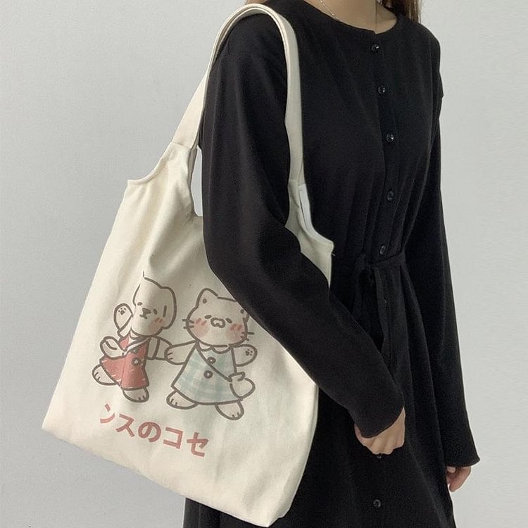Two Little Pigs Tote Bag