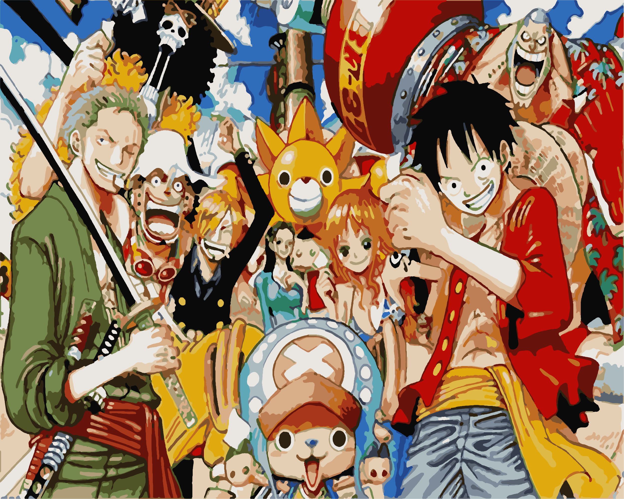 DIY Painting By Numbers | One Piece