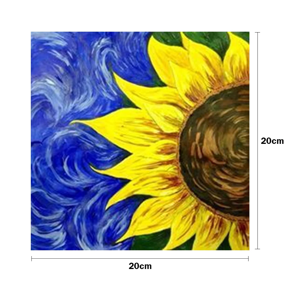 DIY Paint By Number 20*20cm - Sunflower