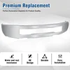 FELYCYTAS Front Bumper Compatible with 2017-2019 Ford F250/F350 Super Duty, Chrome Truck Automotive Steel Replacement Bumpers Face Bar, without Fog Light Holes & Sensor Holes (Style B)