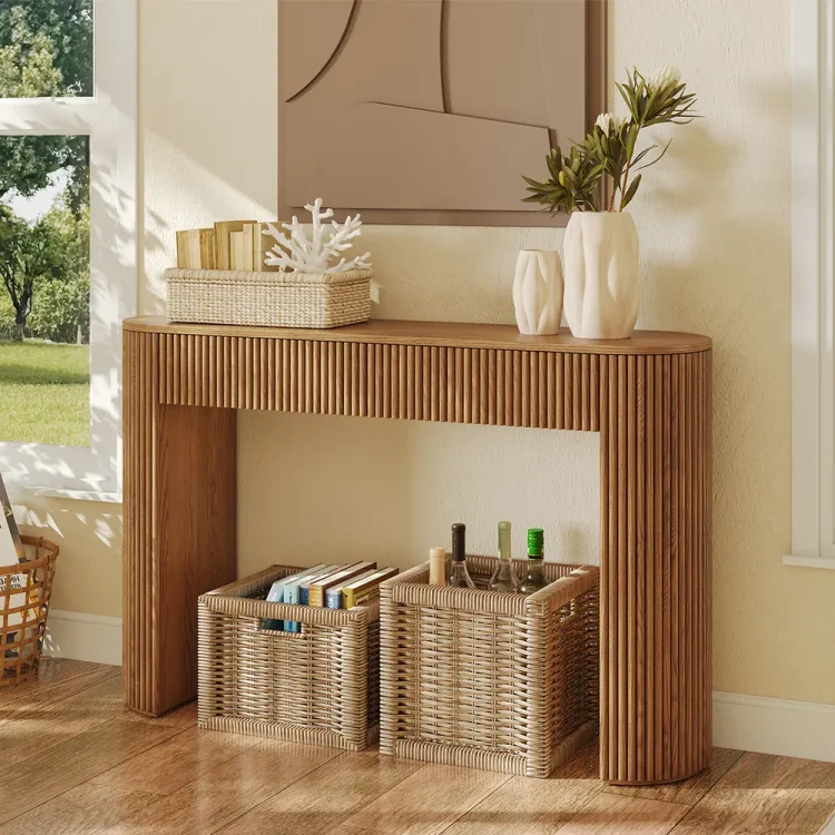Rolf Wood Console Table, 47"