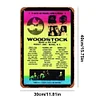 Woodstock - Vintage Metal Signs - 20*30cm/30*40cm - Music