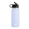 40oz Insulated Cup Mug Straw Lid Stainless Steel Thermos Water Bottle Wide Mouth