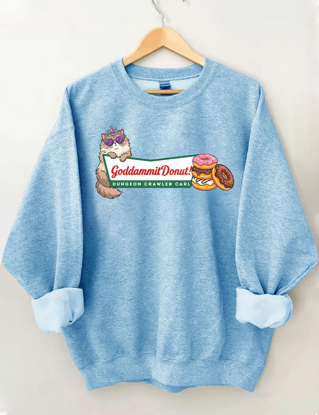 Goddammit Donut Dungeon Crawler Carl Sweatshirt
