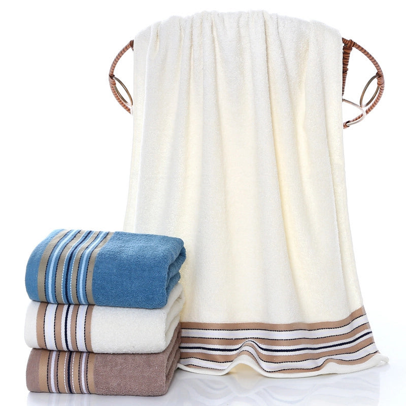 Cotton Bath Towel Household Soft Thickened Cotton Towel Quilt 70*140 Gift Gift Box Export Factory