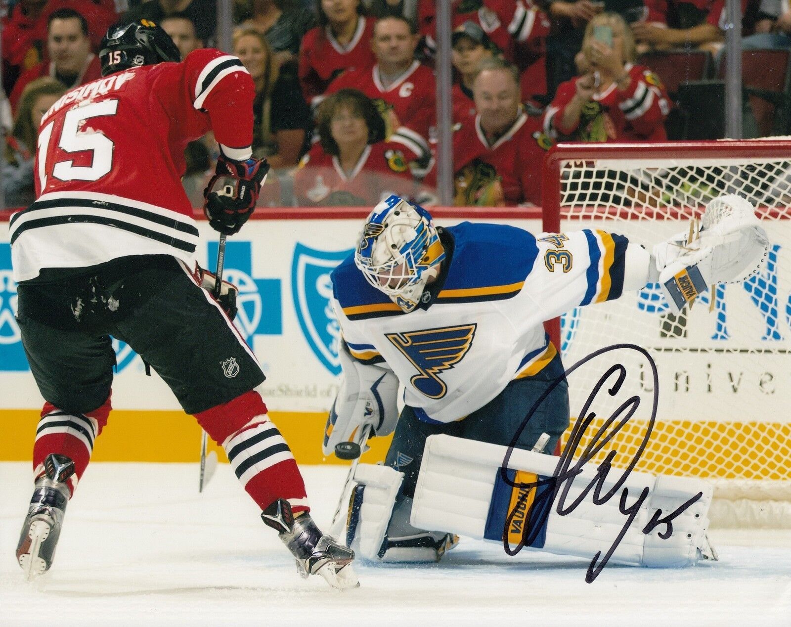 ARTEM ANISIMOV signed (CHICAGO BLACKHAWKS) autograph HOCKEY 8X10 Photo Poster painting W/COA #6