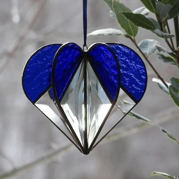 Early Valentine's Day sale-Stained Heart-shaped Suncatcher