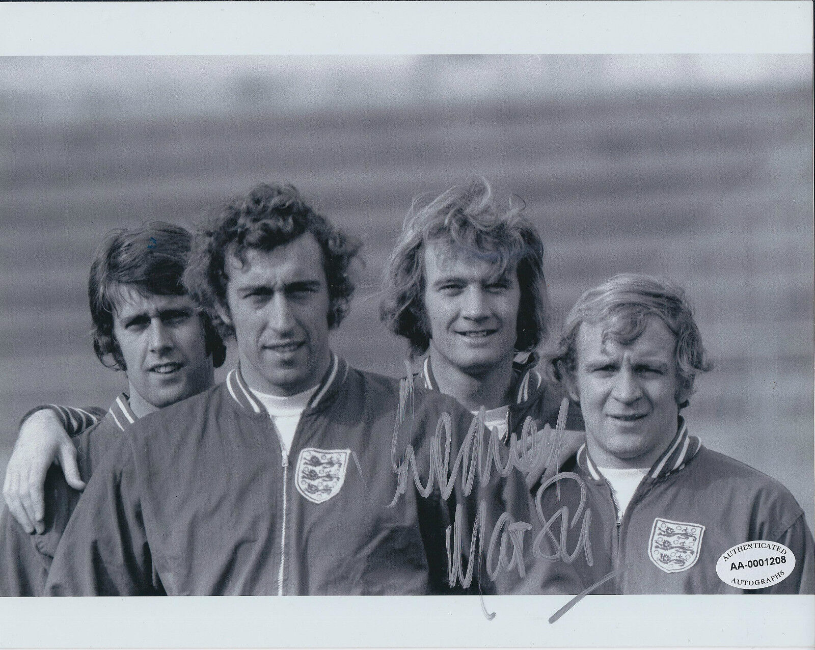 Rodney MARSH SIGNED Autograph ENGLAND Photo Poster painting AFTAL COA USA Tampa Bay ROWDIES