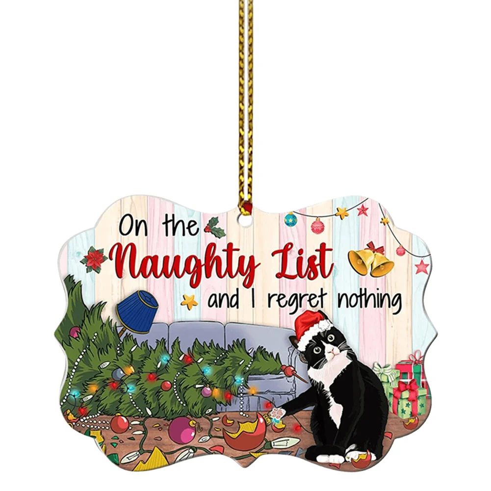 Xmas Tree Hanging Animal Pendants Cute Christmas Decorations for Cat/Dog Lover