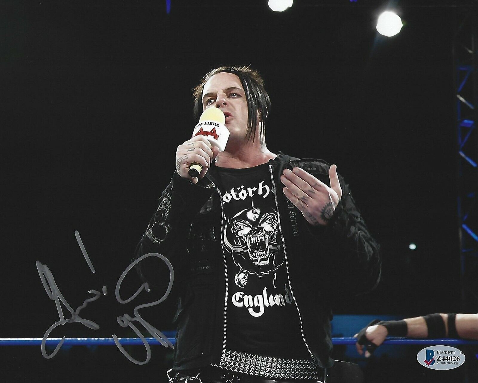 Vampiro Signed 8x10 Photo Poster painting BAS Beckett COA AEW WCW AAA CMLL Picture Autograph 026