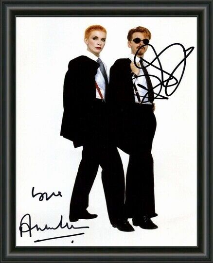 Eurythmics - Annie Lennox & Dave Stewart - A4 Photo Poster painting POSTER -  POSTAGE