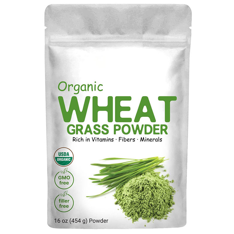 Micro Ingredients Sustainably US Grown, Organic Wheat Grass Powder (100% Whole-Leaf), 16 Ounce