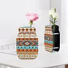 (US Local)Mandala Acrylic Double Sided Special Shape Diamond Painting Vase for Home
