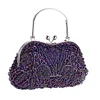 Women's Evening Bag PU Leather Beading Embroidery Glitter Shine Party Bag