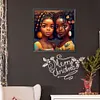 Black Girl-Full Round Diamond Painting 30*30CM