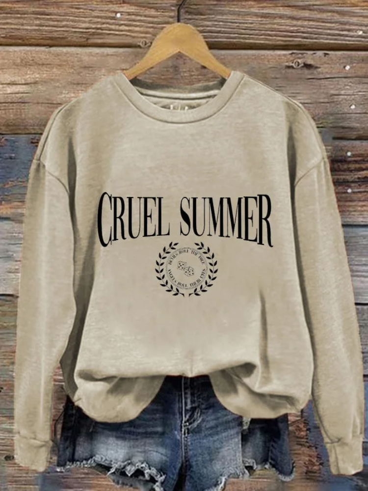 Women's Cruel Summer Print Sweatshirt