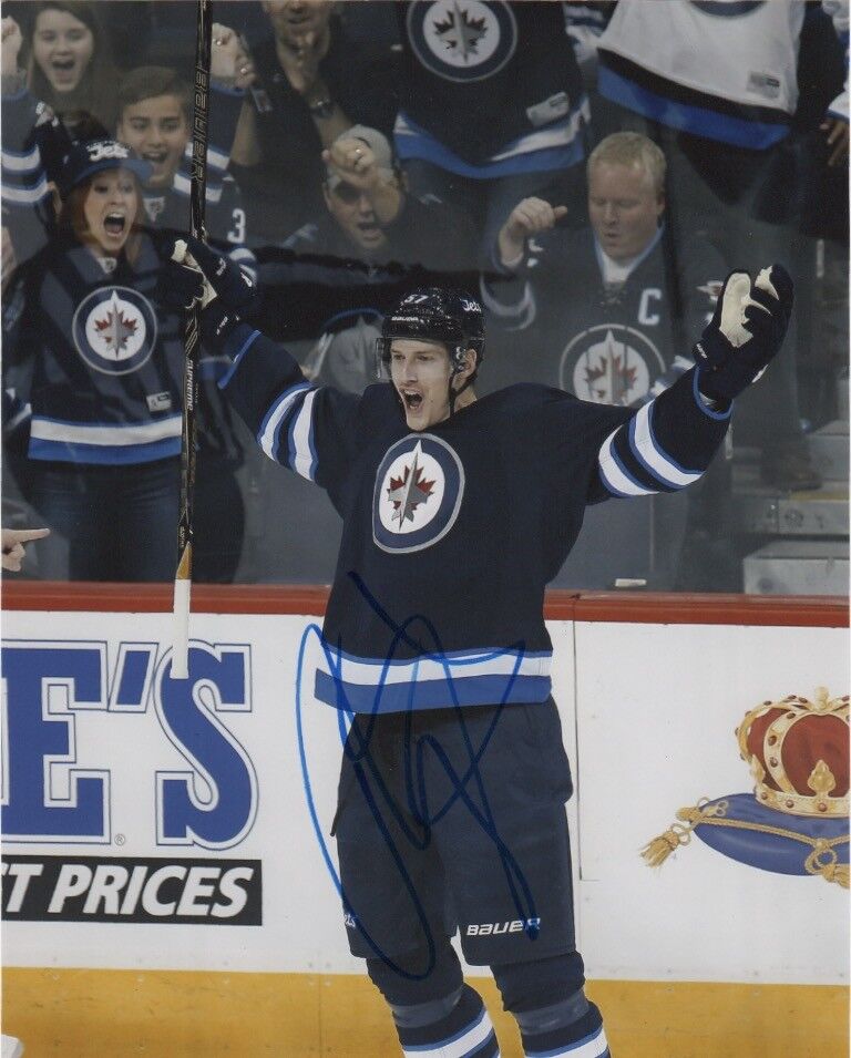 Winnipeg Jets Tyler Myers Autographed Signed 8x10 NHL Photo Poster painting COA A1