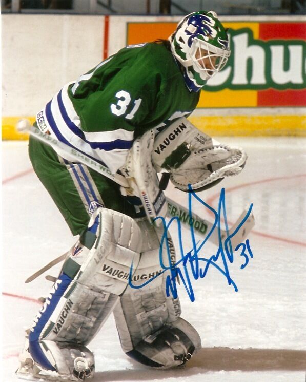 Hartford Whalers Daryl Reaugh Autographed Signed 8x10 Photo Poster painting COA PROOF