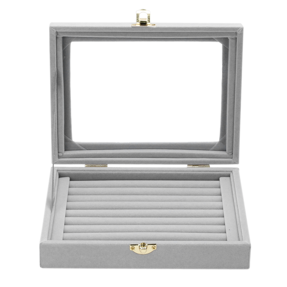 

Velvet Glass Jewelry Ring Display Box, 501 Original