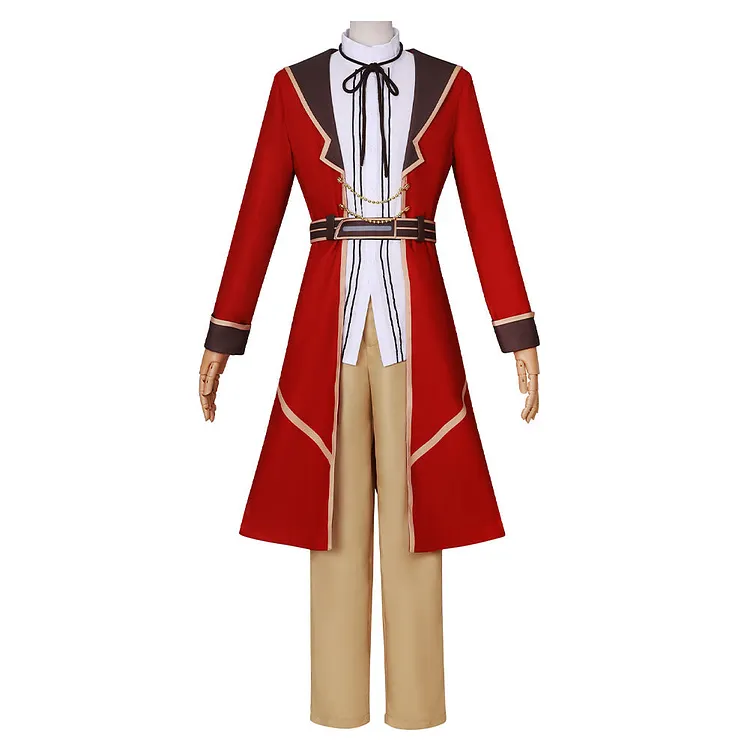 Villainess Level 99 (2024) Patrick Ashbatten Red Outfits Cosplay Costume Halloween Carnival Suit