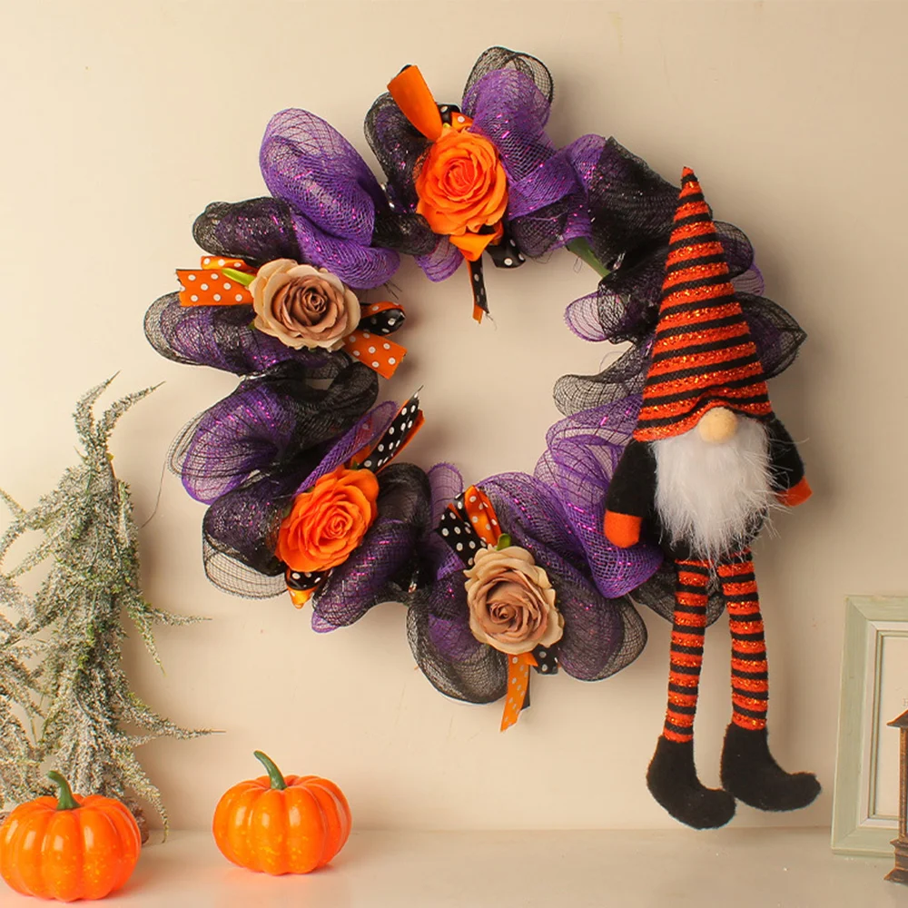 Halloween Horror Party Faceless Old Man Ornament Garland