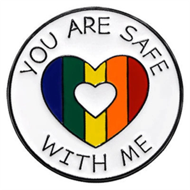 Casual Minimalist Color Block Alloy Unisex Brooches