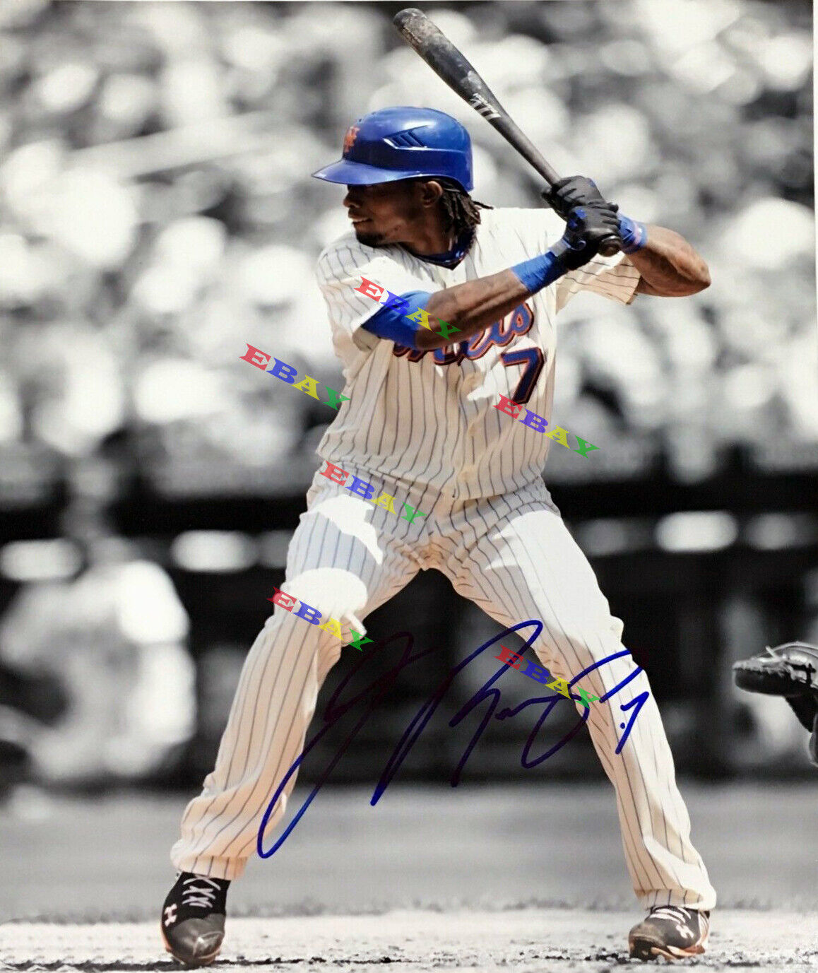 Jose Reyes Mets Autographed Signed 8x10 Photo Poster painting Reprint