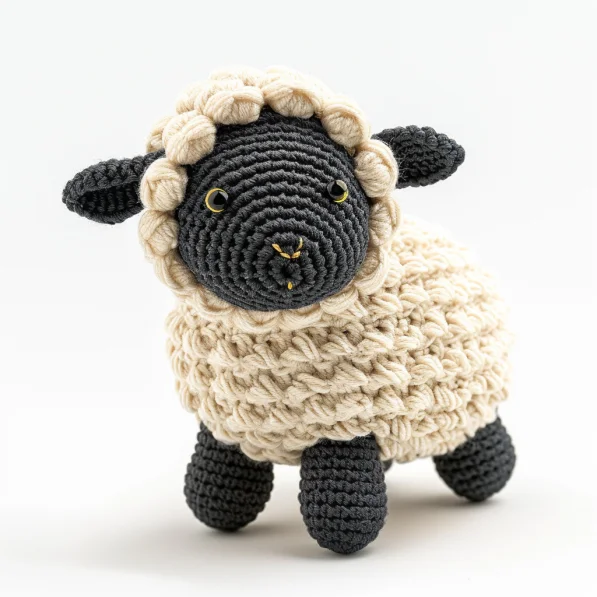 Vaillex - Surprised Blackfaced Sheep Crochet Pattern For Beginner