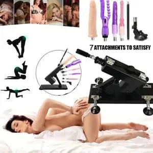 Automatic Thrusting Dildo Sex Machine with Attachments Adult Sex Toy for  Couples