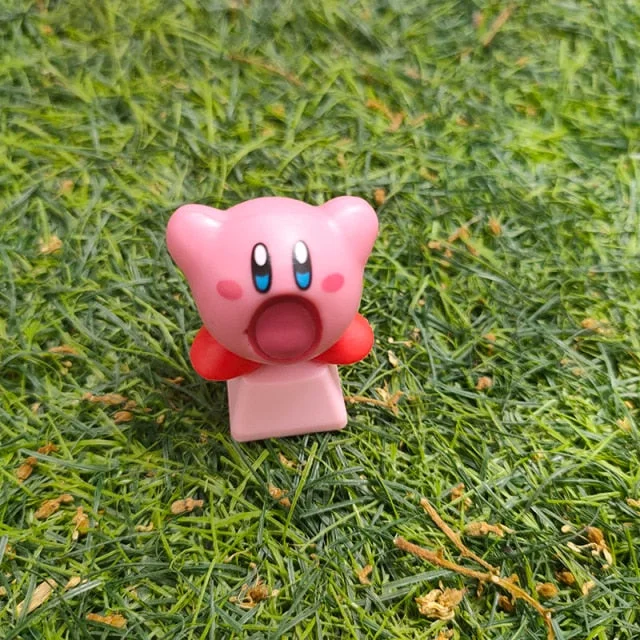 Mechanical Keyboard Keycaps Cute Pink Cartoon Pbt Keycap Accessories Anime Stereo Game Kawaii Personality Single R4 ESC Key Caps