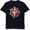 Old School Rocking Girl Printed Men's Short Sleeves T-Shirt
