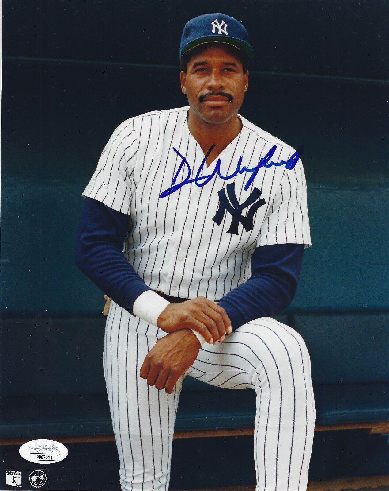 Autographed DAVE WINFIELD New York Yankees 8x10 Photo Poster painting JSA COA