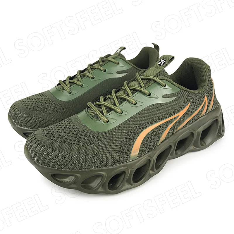 Softsfeel Women's Relieve Foot Pain Perfect Walking Shoes - Army Green