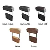 Car Armrest Box Elbow Support Adjustable Height Center Console Storage Organizer