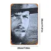 Clint eastwood plaques en m&eacute;tal vintage - Panneaux en &eacute;tain m&eacute;tallique(20*30cm)