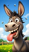Luxury AB Velvet Diamond Painting Kit - Donkey