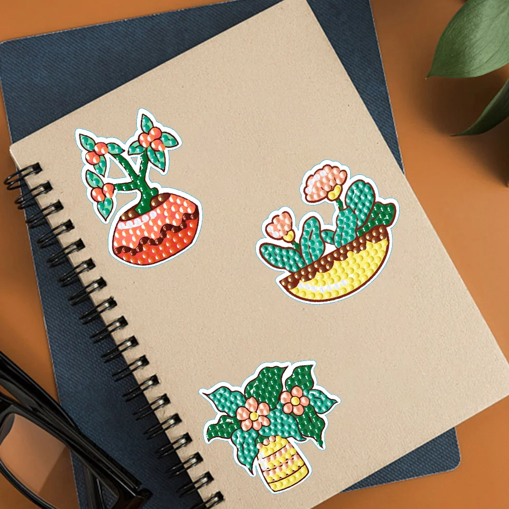 Diamond Painting Sticker Cartoon Pattern DIY Art Craft for Kids Adult Gift Rewards
