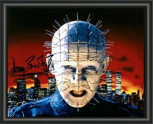 HELLRAISER - Doug Bradley PINHEAD HORROR -A4 SIGNED Photo Poster painting POSTER -  POSTAGE