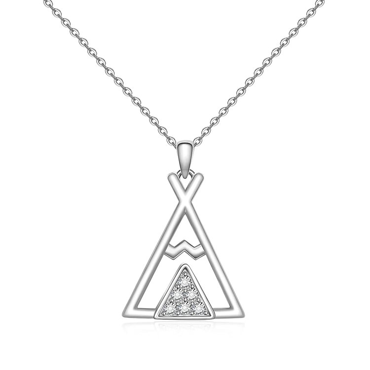 For Friend - S925 Triangle Tribe Necklace